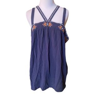 Boho embroidered top!